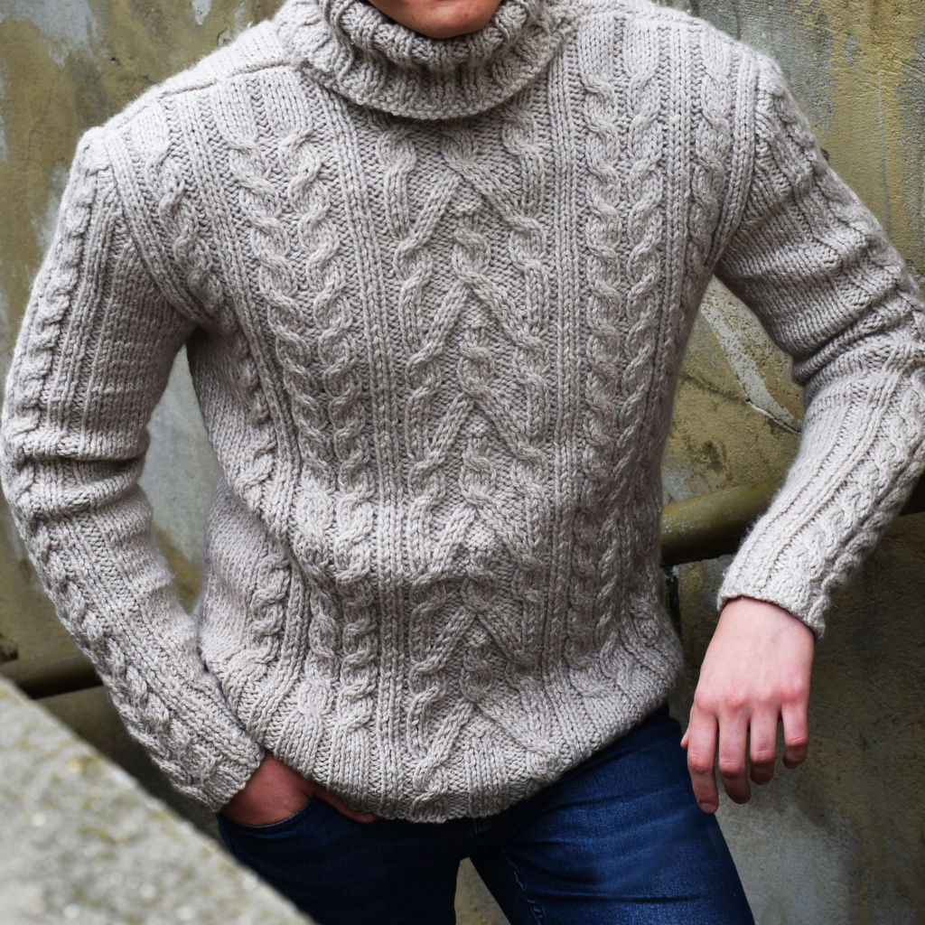 Свитер из пряжи Rowan Hemp Tweed.jpg