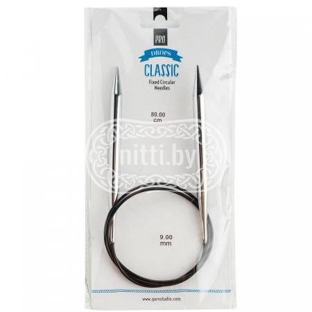 Спицы круговые латунные DROPS Pro Classic 9,0 мм / 80 см
