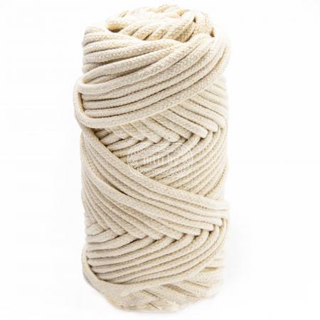 Шнур плетеный хлопковый 4мм, 30м