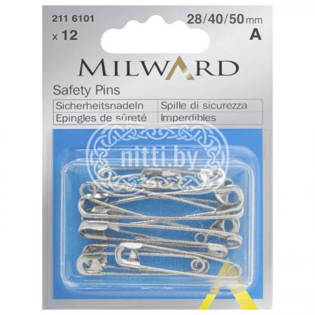Английские булавки Milward 28/40/50 мм 