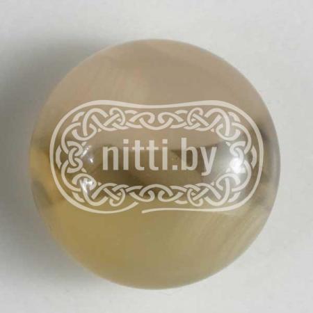 Пуговица пластиковая полупрозрачного бежевого цвета на ножке Dill 10 мм