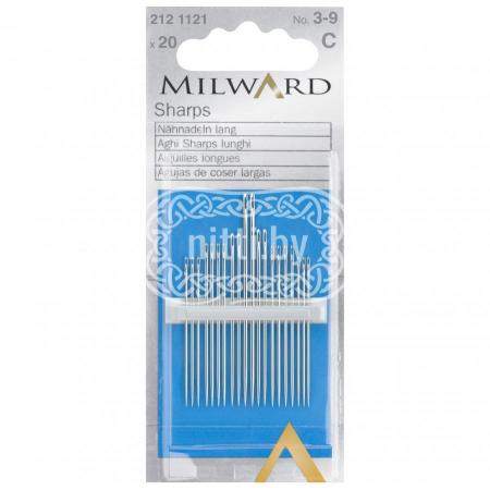Иглы для шитья Milward № 3-9 средние 20 шт