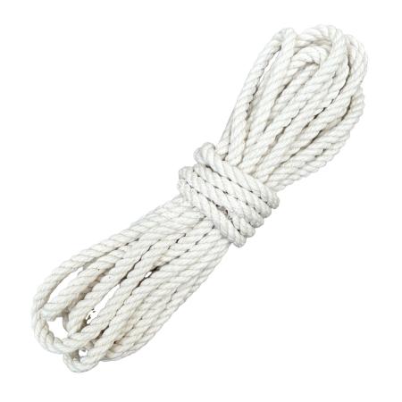 Веревка крученая хлопковая 6мм, 5м
