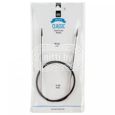 Спицы круговые латунные DROPS Pro Classic 6,0 мм / 80 см
