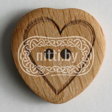 Пуговица деревянная Dill 20 мм