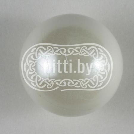 Пуговица пластиковая белого цвета в виде Жемчужины на ножке Dill 8 мм