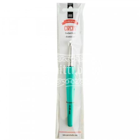 Крючок алюминиевый с пластиковой ручкой 10,0 мм DROPS Pro Circus 