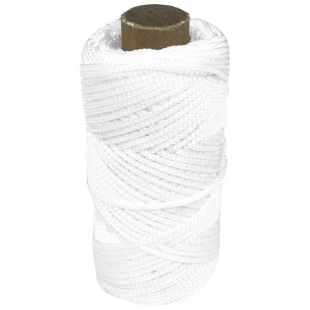 Шнур плетеный полипропиленовый 2мм, 50м, белый