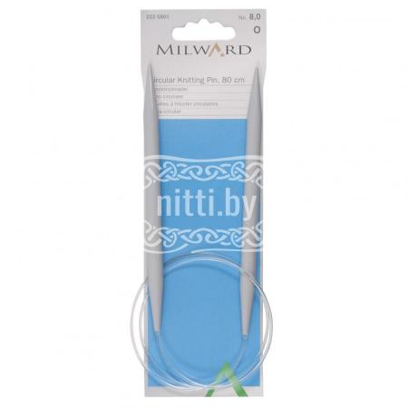 Спицы круговые пластиковые Milward 8 мм / 80 см