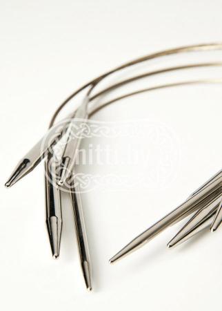 Cпицы круговые супергладкие никелированные SANDNES GARN 5 мм / 80 см