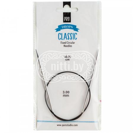 Спицы круговые латунные DROPS Pro Classic 3,0 мм / 40 см
