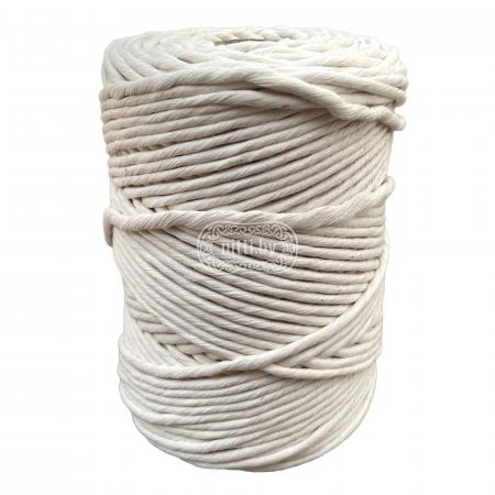 Шпагат хлопковый 3мм, 100м, белый