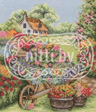 Набор для вышивания Anchor - Floral Wheelbarrow
