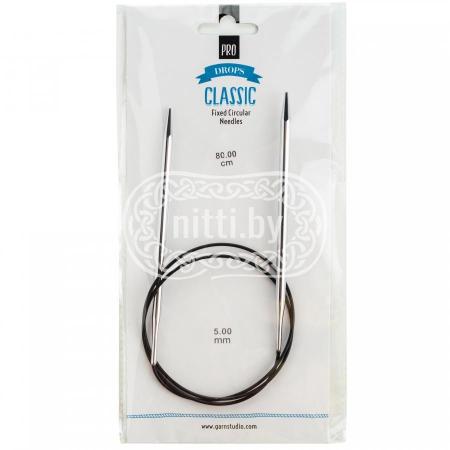 Спицы круговые латунные DROPS Pro Classic 5,0 мм / 80 см