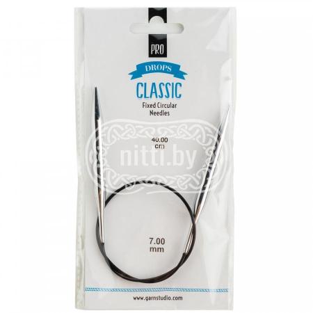 Спицы круговые латунные DROPS Pro Classic 7,0 мм / 40 см