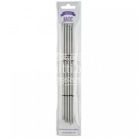 Спицы чулочные алюминиевые DROPS Pro Classic 4,0 мм / 20 см
