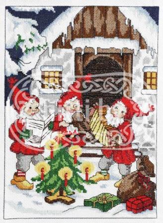 Набор для вышивания Anchor - Santa's Playing Music