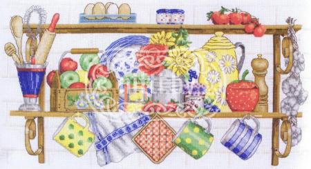 Набор для вышивания Anchor - The Kitchen Shelf 