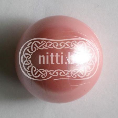 Пуговица пластиковая розового цвета в виде Жемчужины на ножке Dill 8 мм