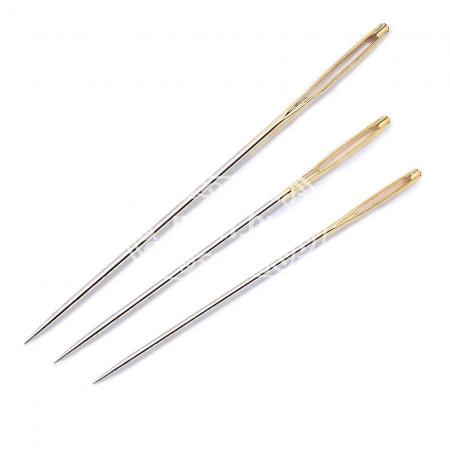 Тонкие иглы для вышивки с золотистым ушком Prym № 5-10