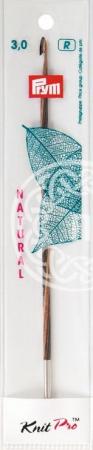 Крючок для вязания тунисский съёмный деревянный Prym 3 мм  