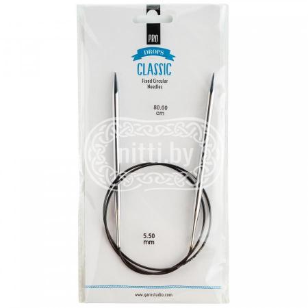 Спицы круговые латунные DROPS Pro Classic 5,5 мм / 80 см