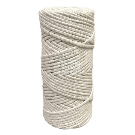 Шнур плетеный хлопковый 4мм, 100м