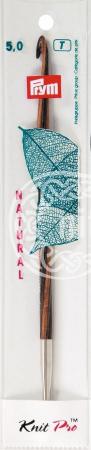 Крючок для вязания тунисский съёмный деревянный Prym 5 мм 