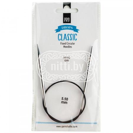 Спицы круговые латунные DROPS Pro Classic 5,5 мм / 40 см
