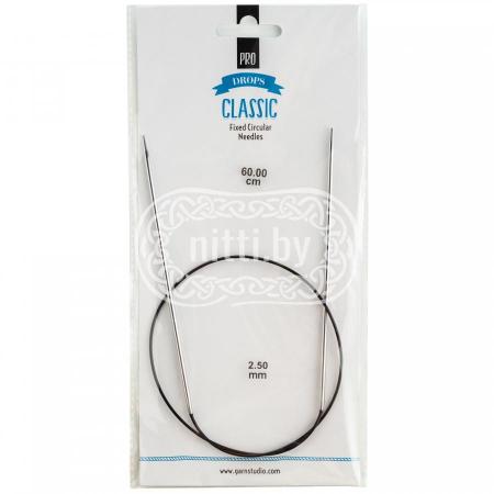 Спицы круговые латунные DROPS Pro Classic 2,5 мм / 60 см