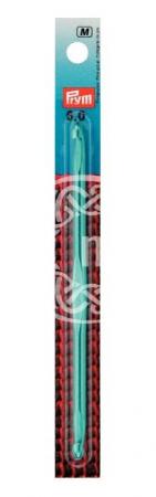 Крючок для вязания тунисский алюминиевый двухсторонний Prym 6 мм / 15 см
