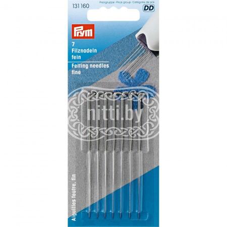 Иглы для сваливания шерсти тонкие Prym 78 мм