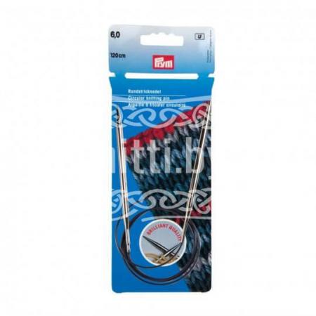 Спицы круговые латунные Prym 6 мм / 120 см