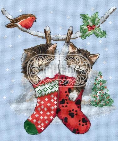 Набор для вышивания Anchor - Christmas Kittens